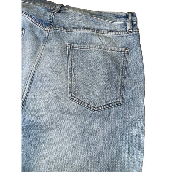 Frame Le Jane Sustainable High-Rise Straight-Leg Jeans Size‎ 31 Light Wash Denim - Picture 11 of 11